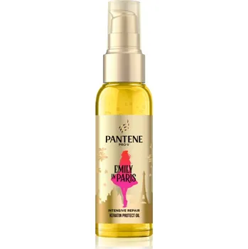 Elektrický kartáč na vlasy Pantene Pro-V Emily in Paris vlasový olej pro poškozené a křehké vlasy 100 ml