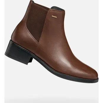 Dámské kozačky Dámské boty GEOX CAMEXIA NP ABX G009579 HNĚDÁ 38