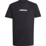 Dětské Tričko s krátkým rukávem ADIDAS J LIN TEE 160 JC9748 – Černá 152