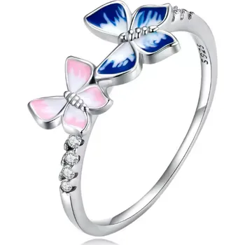 Prsten Prosperk Prstýnek s motýlky Velikost prstenů: 7 (EU: 54-56)