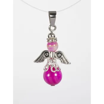 Přívěsek Prosperk Přívěsek z minerálu Andílek Minerál: Růžový achát 15780/RUZ