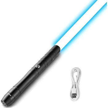 Dětská zbraň VEVOR Světelný meč RGB, 14 barev, zvuk FX, dobíjecí, 96 cm