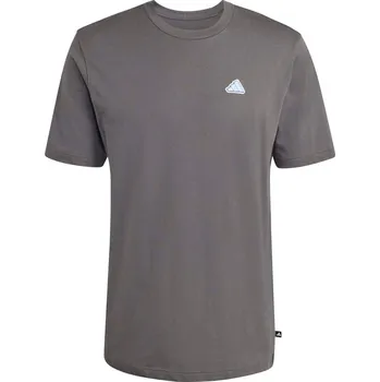 Pánské tričko Pánské Tričko s krátkým rukávem ADIDAS M C ICON TEE JZ5008 – Šedá XL