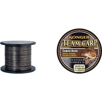KONGER vlasec Team Carp camou dark 600m 0,35mm 13,50kg