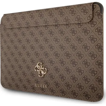 Guess PU 4G Metal Logo Computer Sleeve 13"-Hnědá / 13"