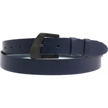 Opasek Dámský kožený opasek Black Hand 032-40 modrý Velikost = obvod pasu (cm): 110 cm