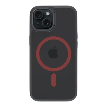 Pouzdro na mobilní telefon Tactical MagSafe kryt na iPhone Hyperstealth 2.0-Černo-červená / iPhone 15