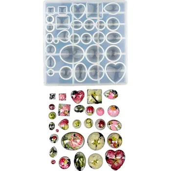 Silikonová forma – 29 druhů kabošonů