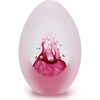 Artcristal Bohemia Broušené těžítko - dekor 02 Barva: Růžová, Výška: 7 cm