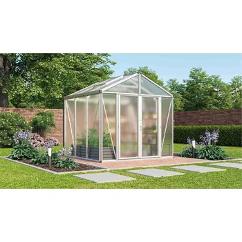 Skleník skleník VITAVIA ZEUS COMFORT 6200 PC 10 mm stříbrný