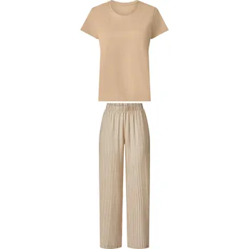 Dámské noční prádlo esmara® Dámské pyžamo (světle hnědá, XS (32/34))