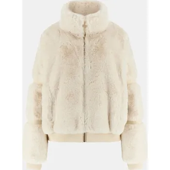 Dámská větrovka Dámská Bunda GUESS FUR JACKET W6RL64WL790-G1O6 – Bílá M