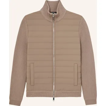 Reiss Pánská Prošívaná Bunda Z Kombinace Materiálů,...