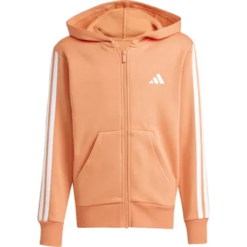 Chlapecká mikina Dětská Mikina ADIDAS J 3S FL FZ HD KD8556 – Oranžová 164