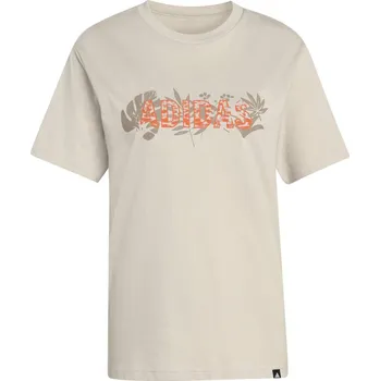 Dámské tričko Dámské Tričko s krátkým rukávem ADIDAS ANIMAL T KB7145 – Béžová XL