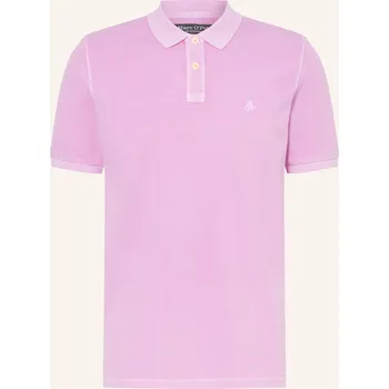 Pánská košile Marc O'polo Pánská Polokošile Z Piké Regular Fit, fialová, 3XL