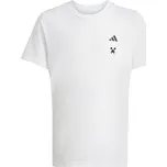 Dětské Tričko s krátkým rukávem ADIDAS J MC TR TEE KA0234 – Bílá 176