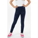 ZATEPLENÉ DÍVČÍ LEGÍNY ZIMA26 Barva: Tmavě modrá, Velikost: 146