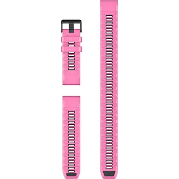 Řemínek na hodinky Garmin řemínek QuickFit 26, silikonový, Pink Aurora (3-dílná potápěčská sada)