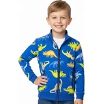 DĚTSKÁ MIKINA S DINOSAURY BAVLNĚNÁ NOVINKA Barva: Modrá, Velikost: 98