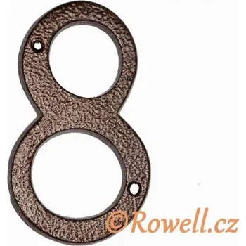 Domovní číslo C4 Číslo 145mm kom.měď '8' (C4 Číslo 145mm kom.měď '8')