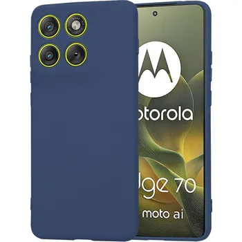 Pouzdro na mobilní telefon Techsuit - SoftFlex - Motorola Edge 70 - námořnická modrá
