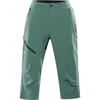Pánské kalhoty Pánské softshellové capri ALPINE PRO WEDER zelená 46