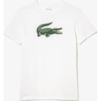 Pánská móda Pánské tričko Lacoste TH2042 T-Shirt, white - 4 LACOSTE