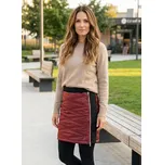 Dámská sukně ALTISPORT DAISA LSKU364 ČERVENÁ/ČERNÁ XXXL