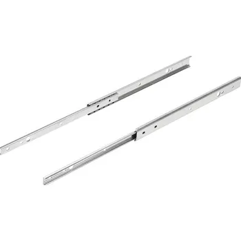 Nábytkové kování Teleskopické lišty, z oceli, pro boční montáž, částečný výsuv, nosnost do 20 kg K2089.0400