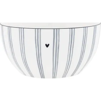 Bastion Collections Miska Bowl Watercolour Blue Stripes, 14,5x7cm b330178