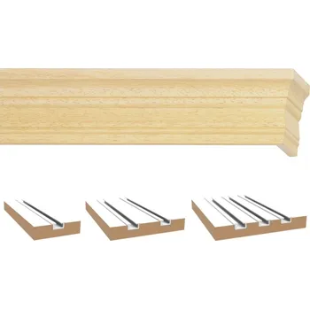 Garnýž URBÁNEK Garnýže Deko s kovovou drážkou - na míru | 1 cm