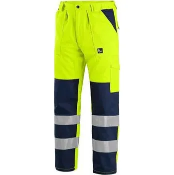 montérky Kalhoty CXS NORWICH, výstražné, pánské, žluto-modré, vel. 48