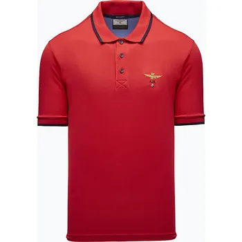 Tričko Aeronautica Militare PO1308UP00082 Polo tango red