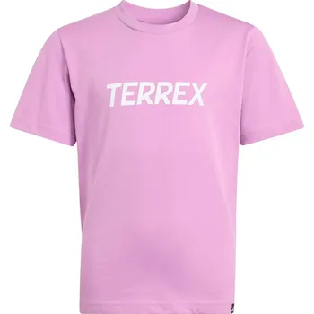 Chlapecké tričko Dětské Tričko s krátkým rukávem ADIDAS K MT LOGO TEE KA9772 – Fialová 164