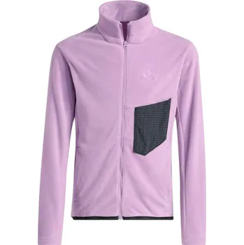 Chlapecká mikina Dětská Fleecová mikina ADIDAS K MT FZ FLEECE KA4898 – Fialová 152