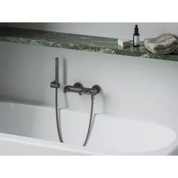 Vodovodní baterie EL 022.20GB Vanová nástěnná baterie bez sprchového setu, grafit kartáčovaný