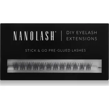Umělé řasy Nanolash DIY Eyelash Extensions sada na domácí prodloužení řas Innocent 36 ks
