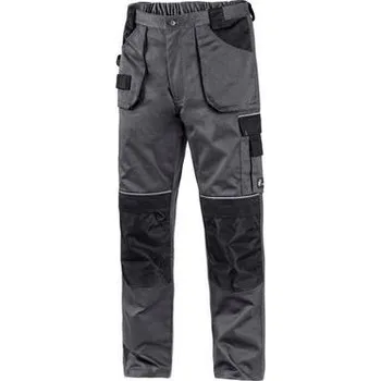 montérky Kalhoty do pasu CXS ORION TEODOR, 170-176cm, pánské, šedo-černé, vel. 62