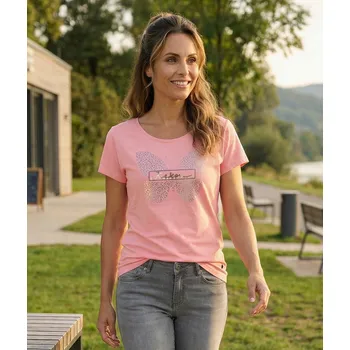 Dámské tričko Dámské triko KIXMI ROSIE SVĚTLE RŮŽOVÁ XS