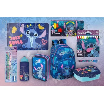 Školní batoh Lilo and Stitch Zvýhodněná školní sada Lilo a Stitch batoh Rider 17" set 9 ks třípatrový vybavený penál F109780/09/03