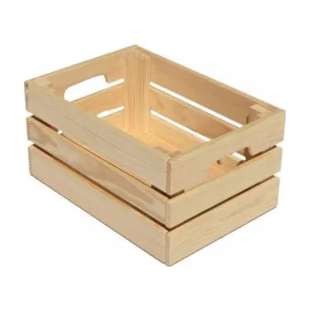 Zahradní dekorace V dřevěném zahradním boxu, 32×22×15,5 cm