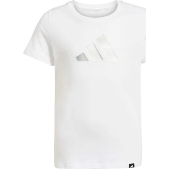 Dívčí tričko Dětské Tričko s krátkým rukávem ADIDAS JG GLAM T KE3897 – Bílá 170
