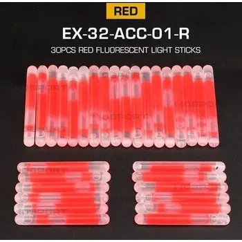 Svítilna Mini lightsticky - 30ks, červené, Wosport
