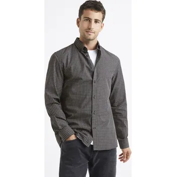 Pánská košile Celio Vzorovaná košile Valinea 1103407 Černá S