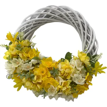 DANNY MADE Věnec V4-žluto-bílý