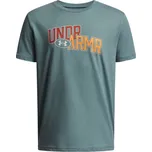 Chlapecké tričko Under Armour OVERLAY WORDMARK YSM Světle zelená, Oranžová, Červená