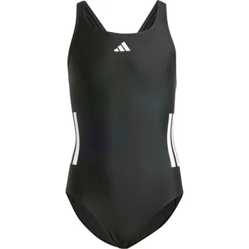 Dívčí plavky Dětské Jednodílné plavky ADIDAS 3S BLD SWIMSUIT JN6577 – Černá 152