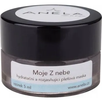 Pleťová kosmetika Anela Moje Z nebe - hydratační a rozjasňující pleťová maska 5ml