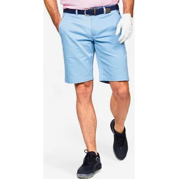 INESIS Pánské golfové bavlněné kraťasy MW500 44 MODRÁ